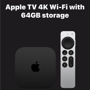 Apple 4k tv with 64gb of space